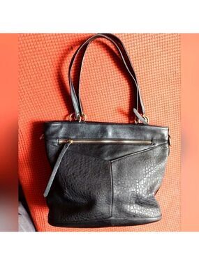 KGB Studio Black Synthetic Shoulder Bag